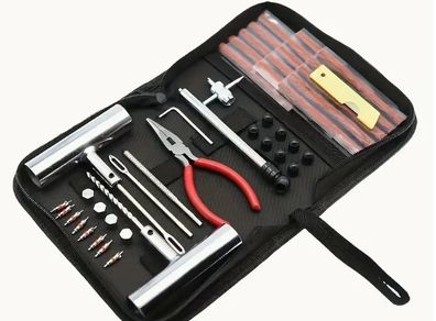 Tyre repair kit.