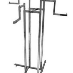 4 Way Clothes Shop Display Rail - Multiples Available