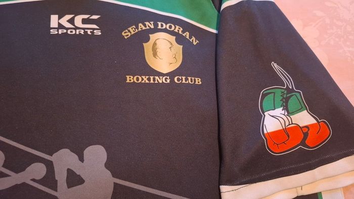 Sean Doran Boxing Club KC Sport Boxing Jersey (Adult Small) FREE POST