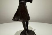Art Nouveau Style Violinist Figure