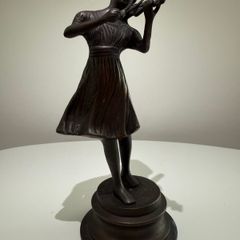 Art Nouveau Style Violinist Figure