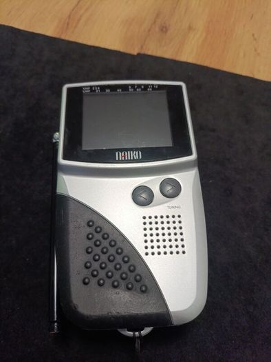 Vintage Naiko N 2500 2 5 TFT LCD Colour Analogue TV Handheld Portable