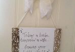 Wedding Gift Sign for the Parents of the Bride