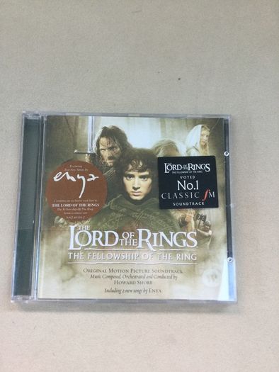 lord of the rings the fellowship of the ring rare soundtrack picture cd movie enya