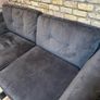3 seater grey sofa Image 4