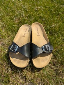 Free time Vera Pelle leather sandals 5UK