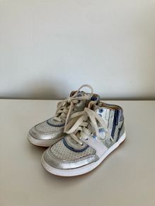clarks girls high top trainers jnr 8F