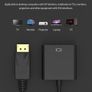 DisplayPort Display Port DP to VGA Adapter Cable For Projector DTV TV HDVD Laptop DP Male to VGA Female Converter Adapter Cable Image 10