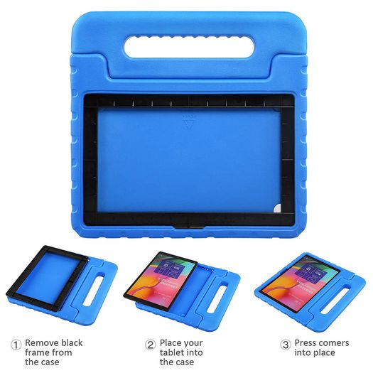 For Samsung Galaxy Tab A7 10.4 2020 Case Kids Shockproof Tablet Smart Cover EVA Blue New - FHT12SMTK1