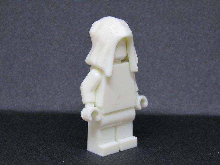 LEGO Hood Minifigure Unreleased Superheroes Prototype Glow In The Dark Colour Monochrome Minifigure Extremely Rare And Hard To Find