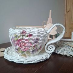 Handmade Newspaper Basket