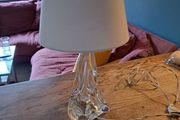 Vintage French crystal lamp