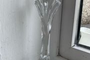Vintage Art Deco Crystal Candle stick