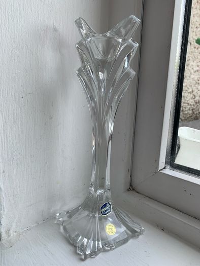 Vintage Art Deco Crystal Candle stick