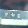 Mid Century Glass Vase with Silver Bands Hallmarked Image 2