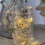 ShabbyChic Vintage Bottle lit up Image 3