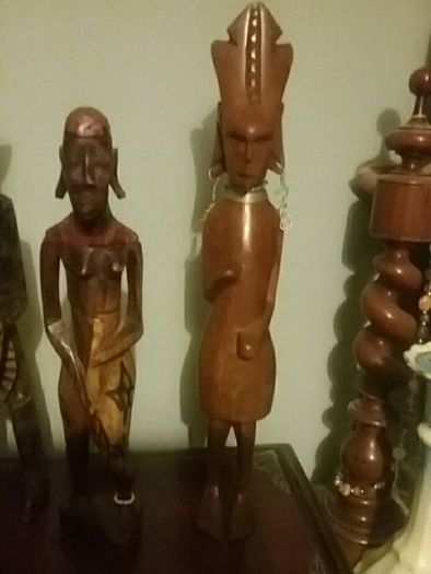 Carved Tribal Art Figurines