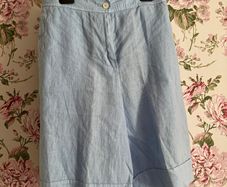 Linen shorts UK 10 Rosso 35