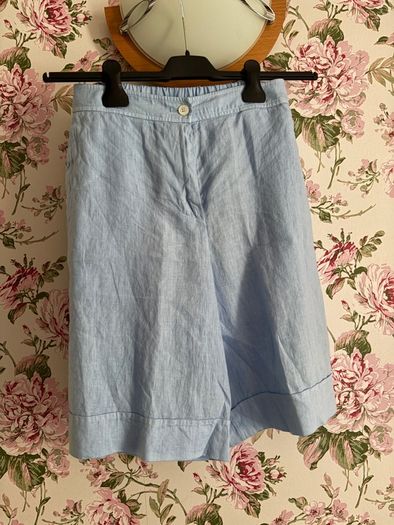 Linen shorts UK 10 Rosso 35
