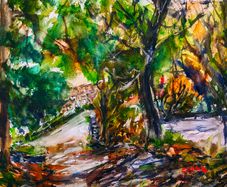 Old weir bridge Killarney watercolour