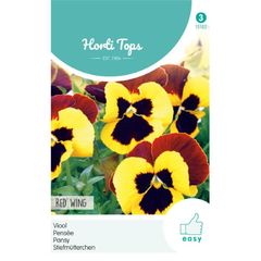 HT Pansy Red Wing Seeds 0.4g | Sow July - August