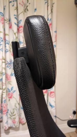 Leather swivel chair, fully adjustable