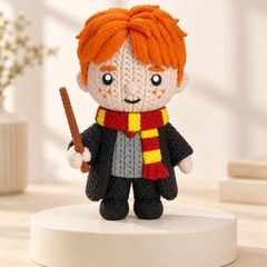 Ron Weasley Inspired Crochet-Style Herry Potter Decoration