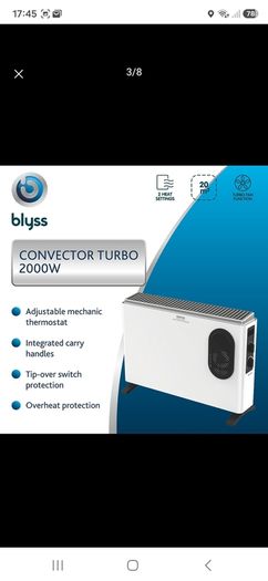 Blyss convector heater