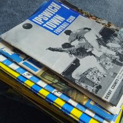 100+ Ipswich Town football programmes 1967-1985