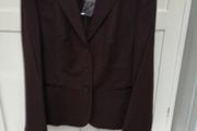 Claudia Strater Chocolate Brown Wool/Cashmere Jacket Size 42/14