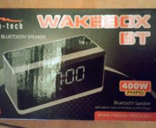 Bluetooth speaker with alarm clock