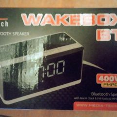 Bluetooth speaker with alarm clock