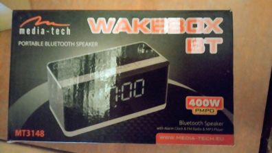 Bluetooth speaker with alarm clock