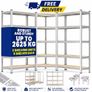 Set of 3 Heavy Duty Corner Shelving Units  2625kg Capacity Image 4