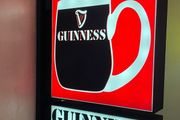 Double Sided Guinness/Harp Bar Sign