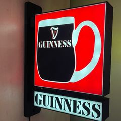 Double Sided Guinness/Harp Bar Sign