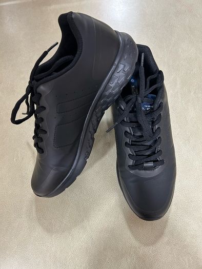 Black sneakers