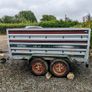 Twin Axle Galvanized Trailer with High Sides Image 2