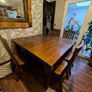 Table pure wood oak heavy+ chairs Image 5