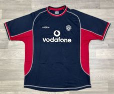Genuine Vintage 2000 Manchester United Third Jersey Shirt Mens XL