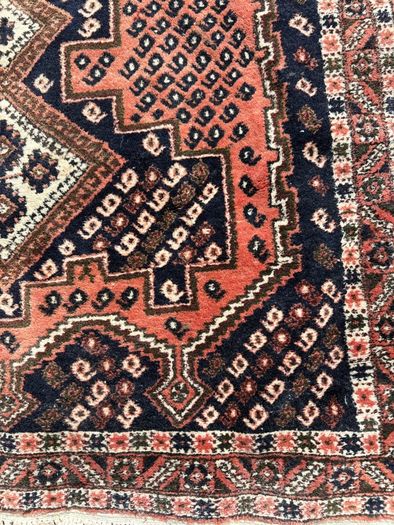 Vintage Turkish Hand Made wool Rug 158 x 118 cms