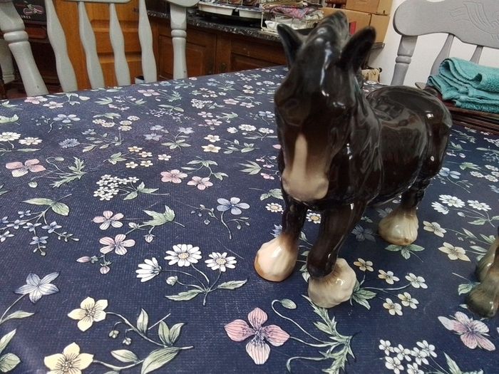 Two Clydesdale Horses