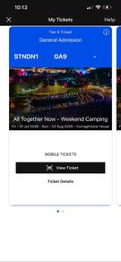 2x all together now weekend pass tickets