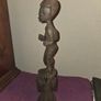 Vintage Carved African Tribal Art Statue Image 6