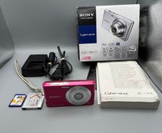 Sony DSC-W610 14.1MP Digital Camera Pink - Boxed - Full Kit
