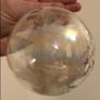 Memorial feathers Christmas glass bauble Image 4