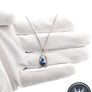 Dutch Delft 835 Hand Painted Ceramic & Silver Necklace Image 7