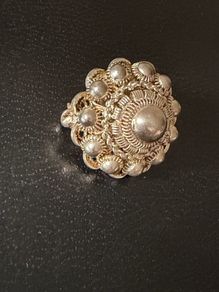 Silver brooch