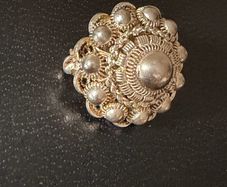 Silver brooch
