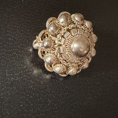 Silver brooch